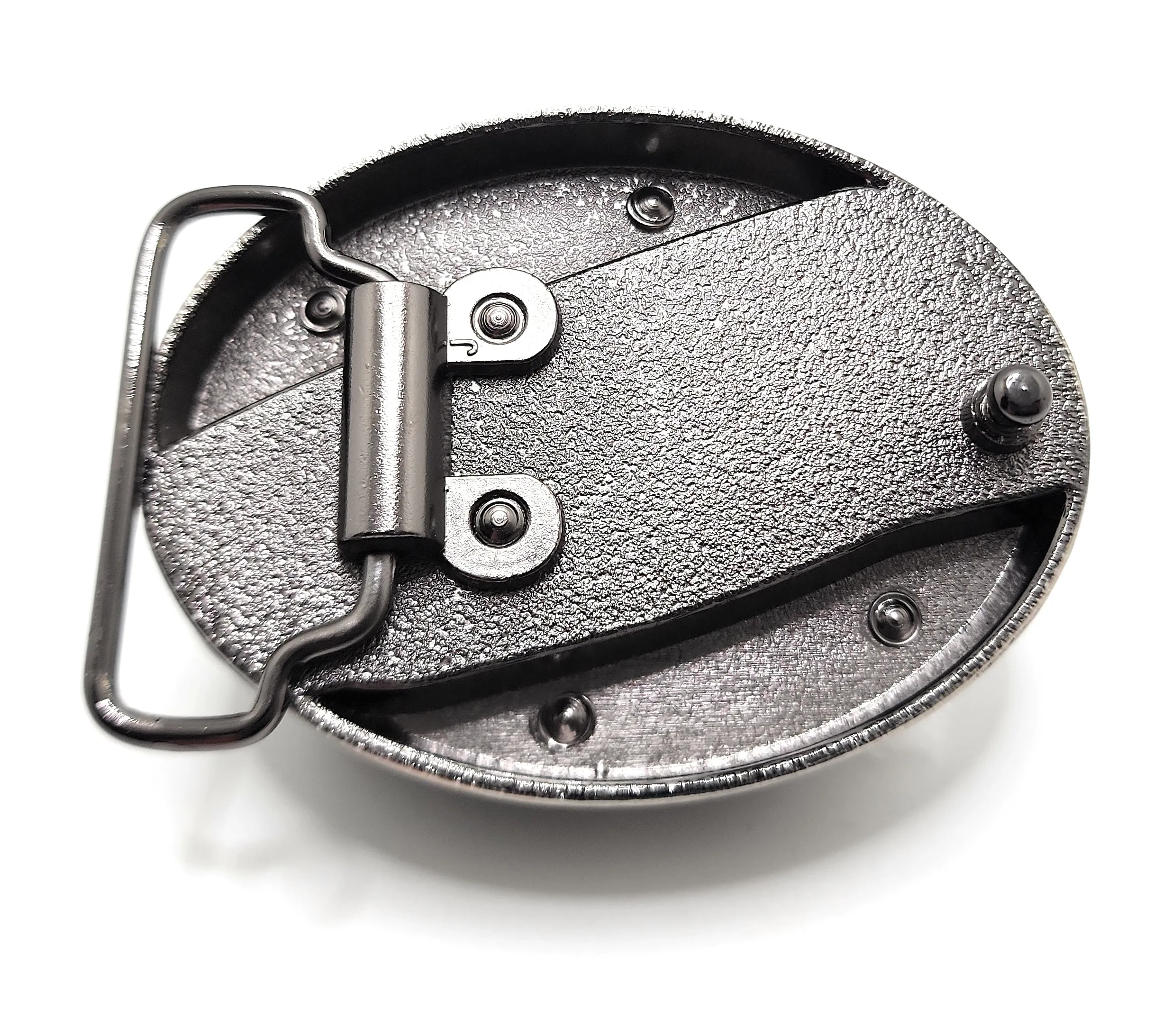 Deer Folding Knife Belt Buckle
