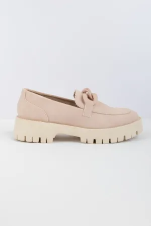 Dion Blush Chain Loafer