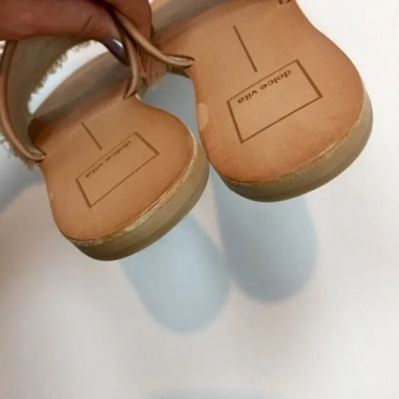 Dolce Vita Celaya Fringe Slide Sandals Size 6