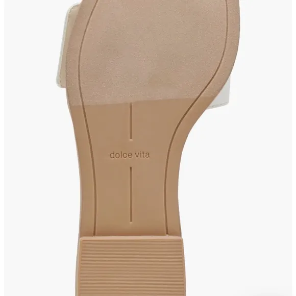 Dolce Vita Ivar Faux Pearl Buckle SlideSandal, NIB