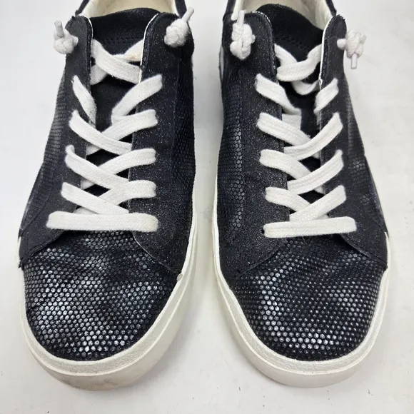 DOLCE VITA Stylish Black Women's Zina Sneakers Size 8