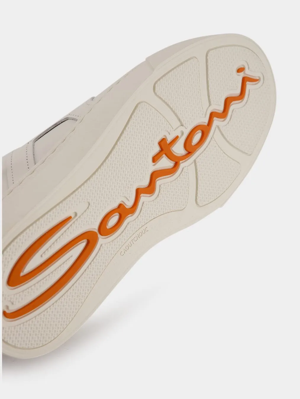 Double Buckle Leather Sneakers