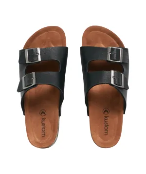 Duo Slide - Black/Tan