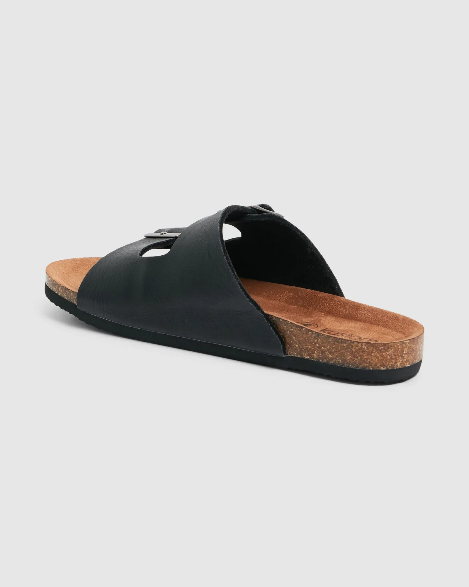 Duo Slide - Black/Tan