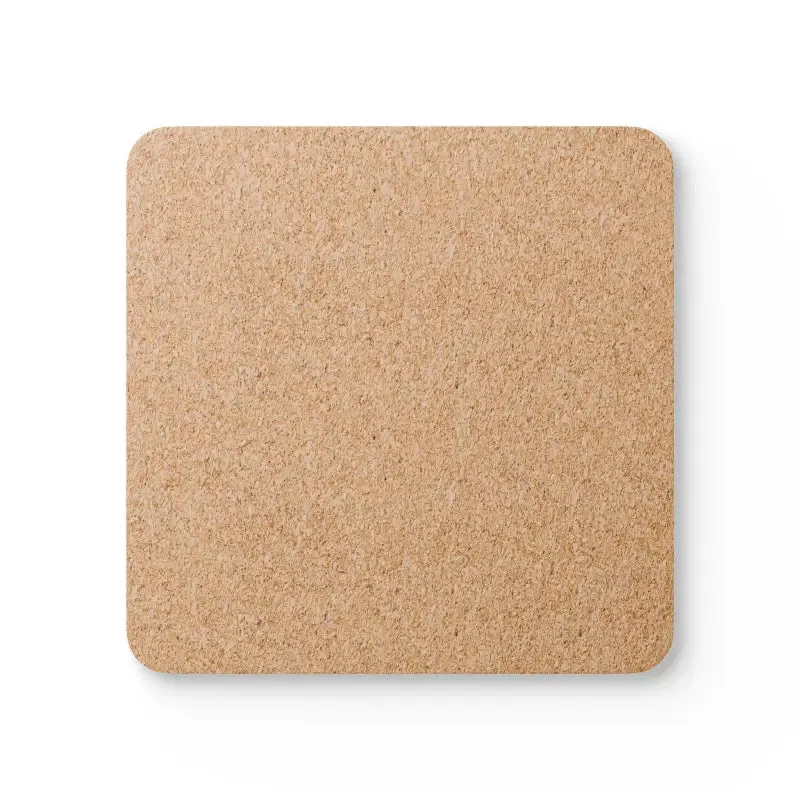 Elegant Flowers Corkwood Coaster Set for Stylish Decor