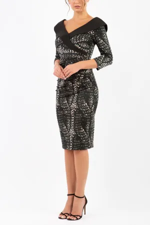 Eliza Animal Print Dress