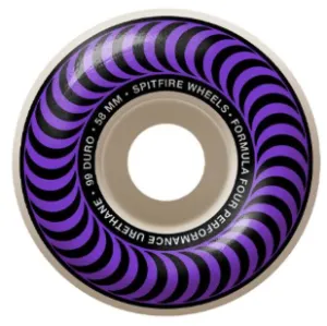 F4 Classic Wheels Purple 58mm 99D