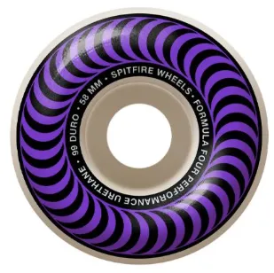 F4 Classic Wheels Purple 58mm 99D