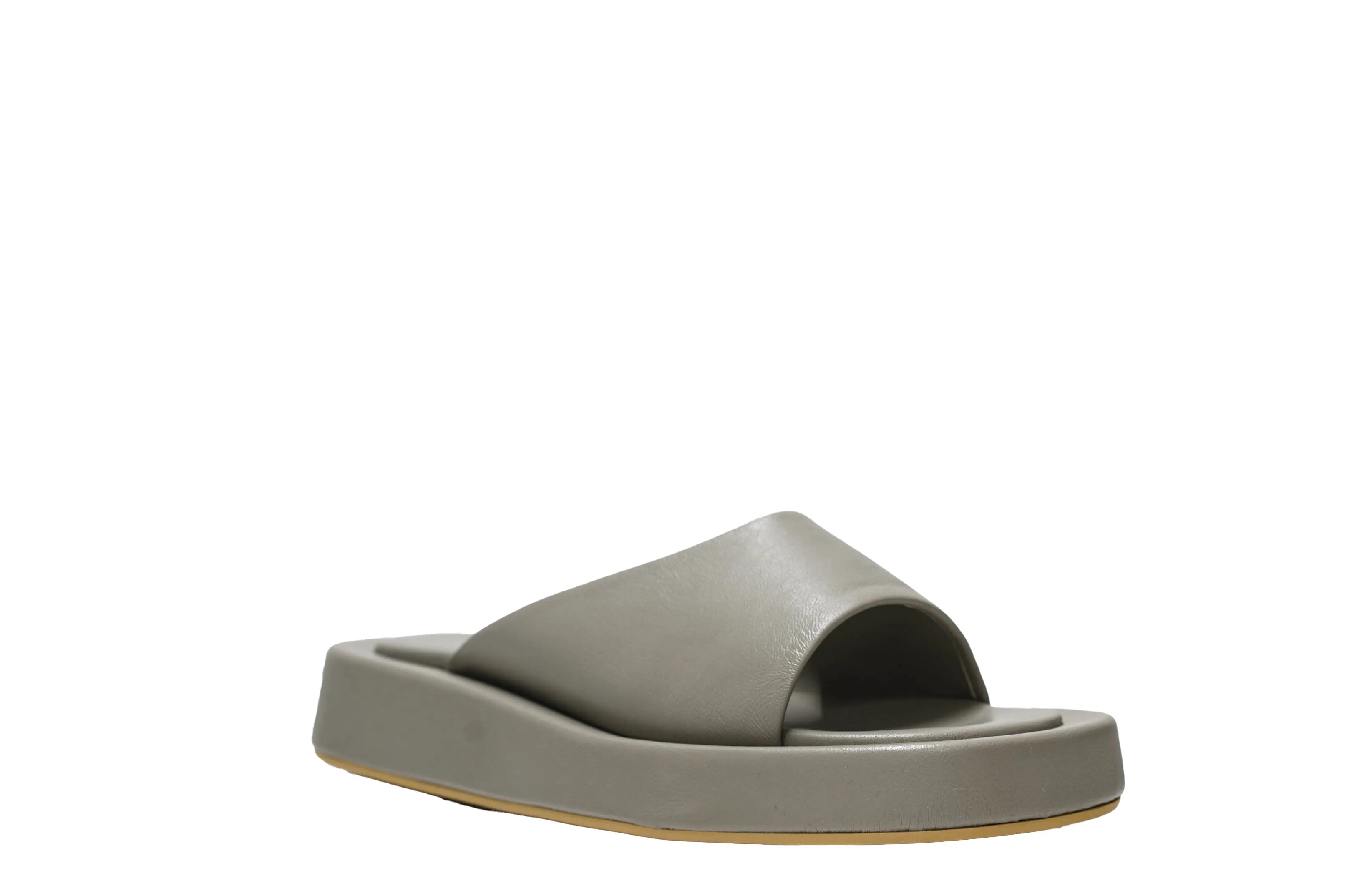 Fabio Rusconi Women’s Grey Leather Slide TINA