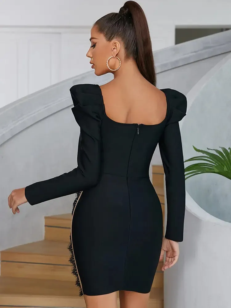 Fashionable Lace V-Neck