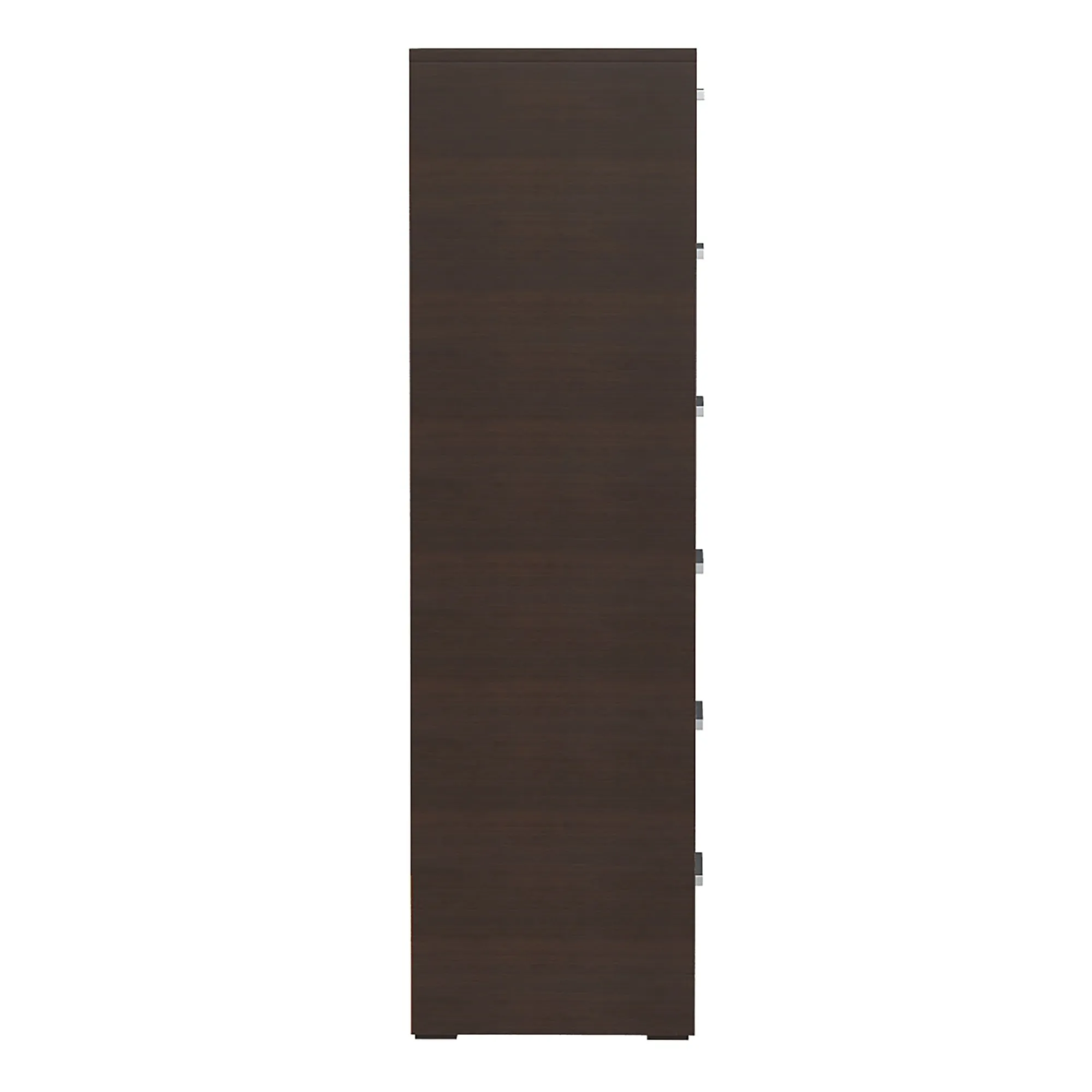 Gabriella 6 drawer chest storage for nursery bedroom, white & walnut