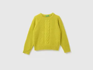 Girls Knitted Round Neck Sweater