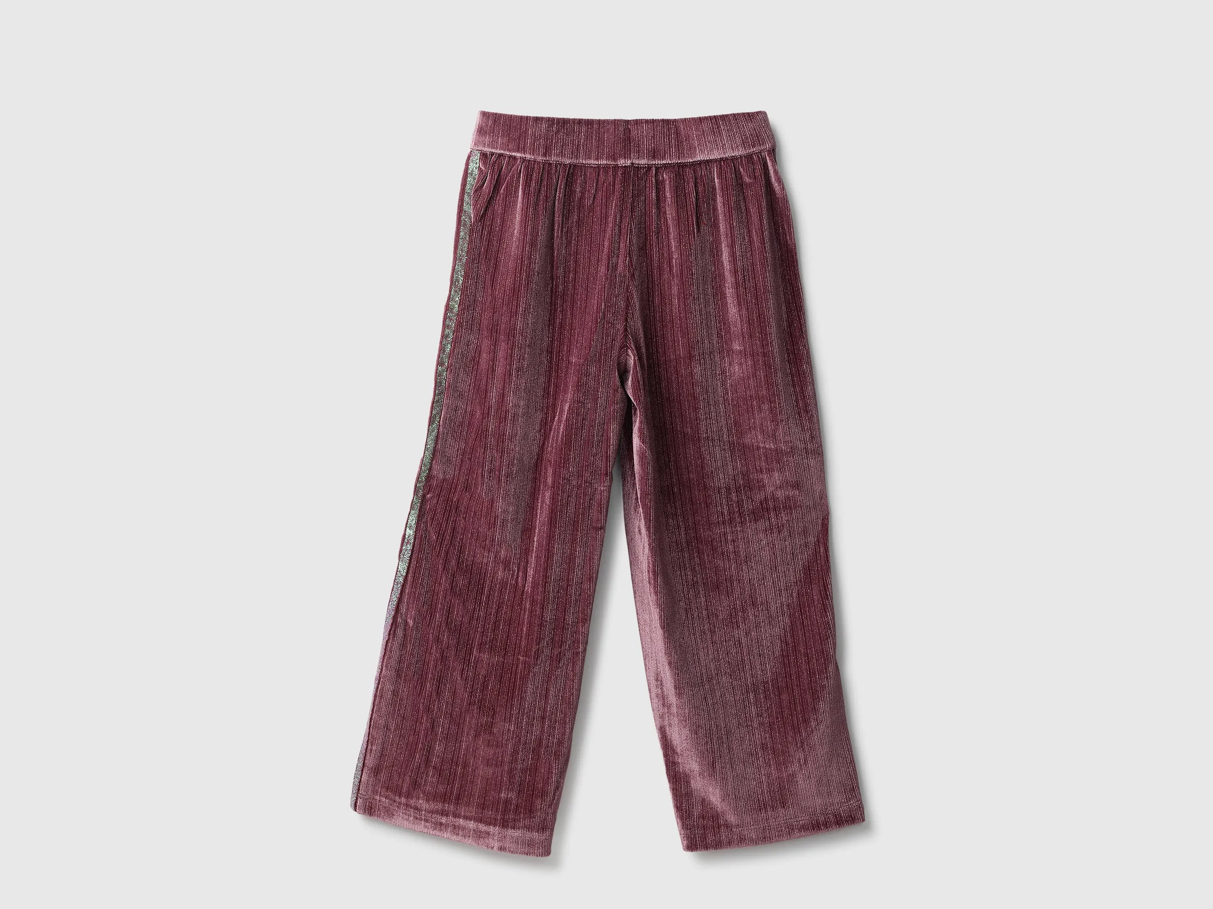 Girls Self Designed Regular Fit Palazzos