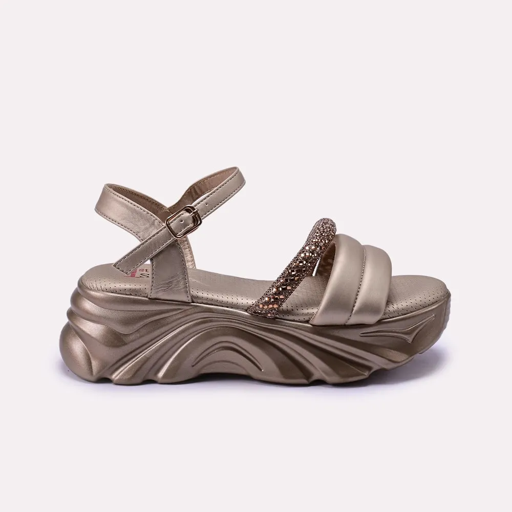 Gold Thick Fancy Sandal 0421196