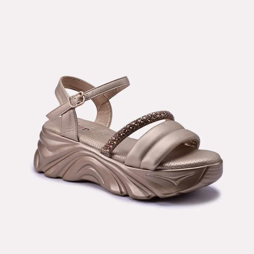 Gold Thick Fancy Sandal 0421196