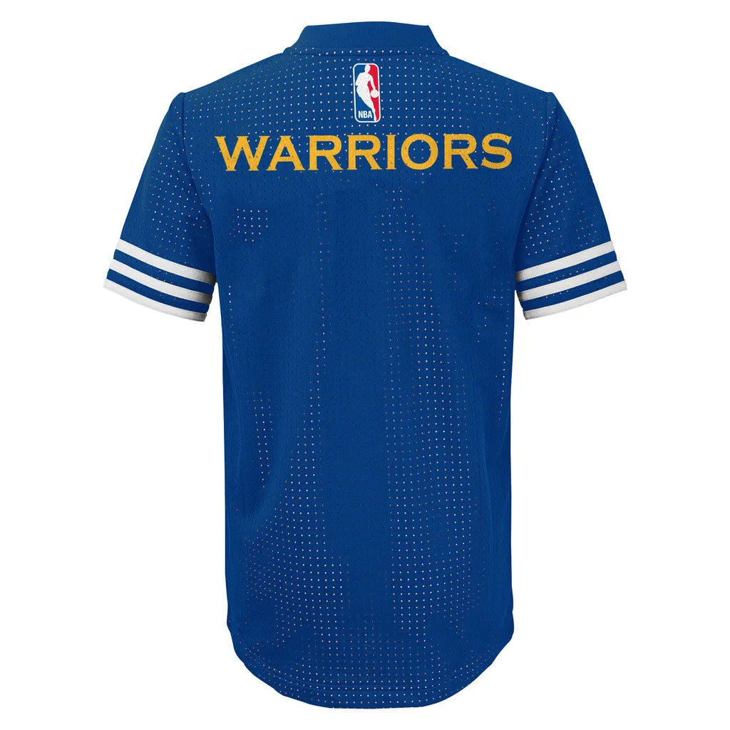 Golden State Warriors Adidas Youth Shooter Warm Up Shirt