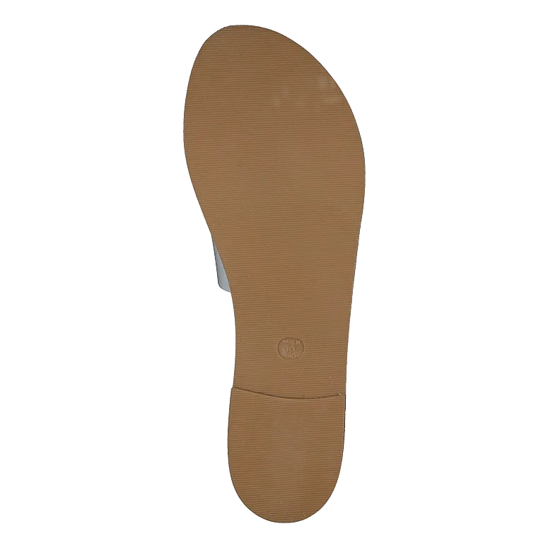 Grayson Slide White Leather