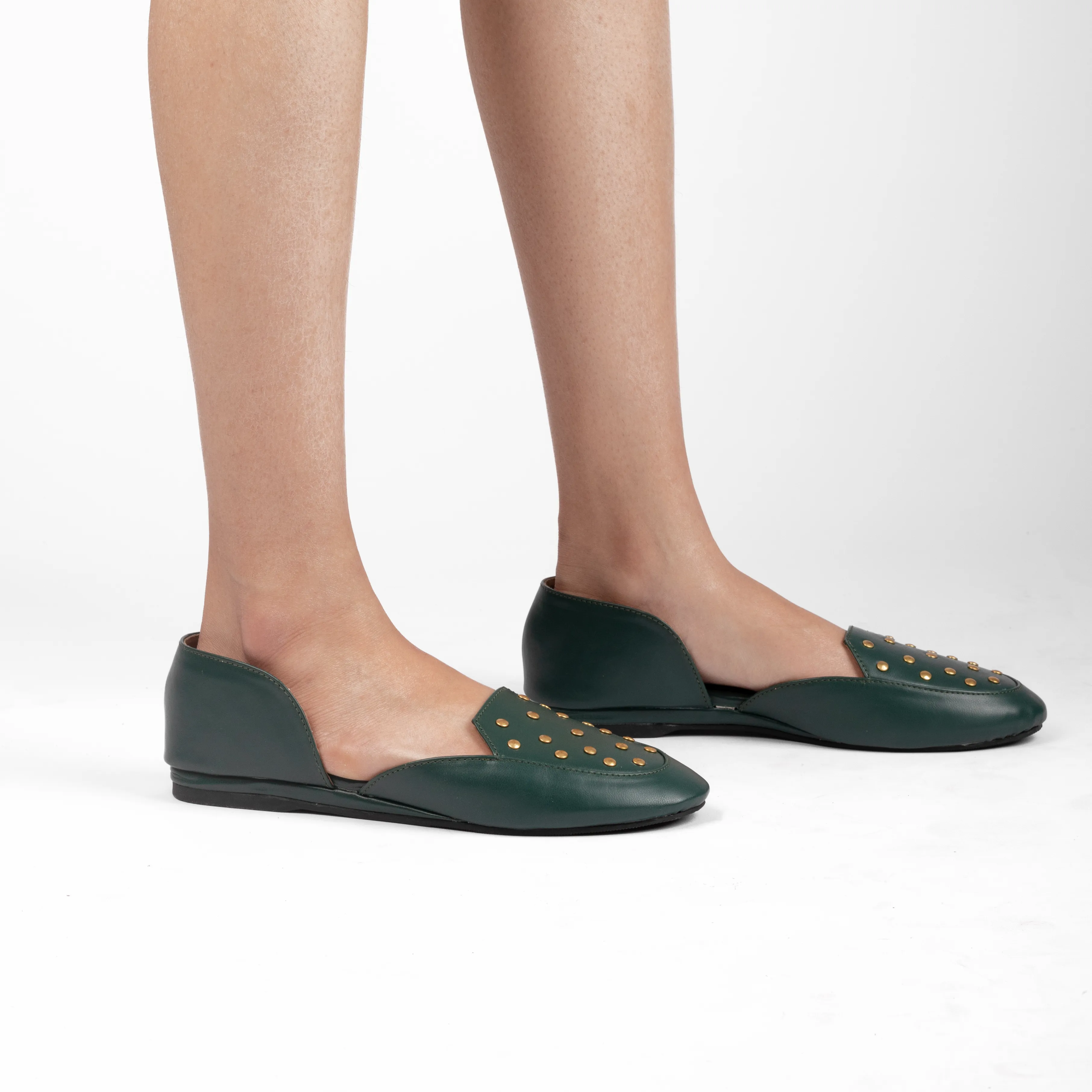 Green Studded Loer
