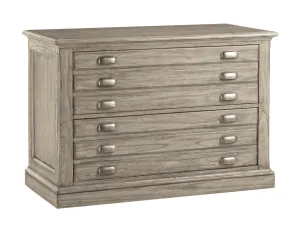 Hamlin Gray Driftwood File Chest