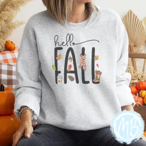 Hello Fall Adult Sweatshirt