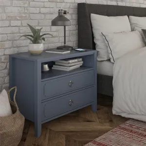 Her Majesty 2 - Drawer Nightstand Novogratz Color: Blue