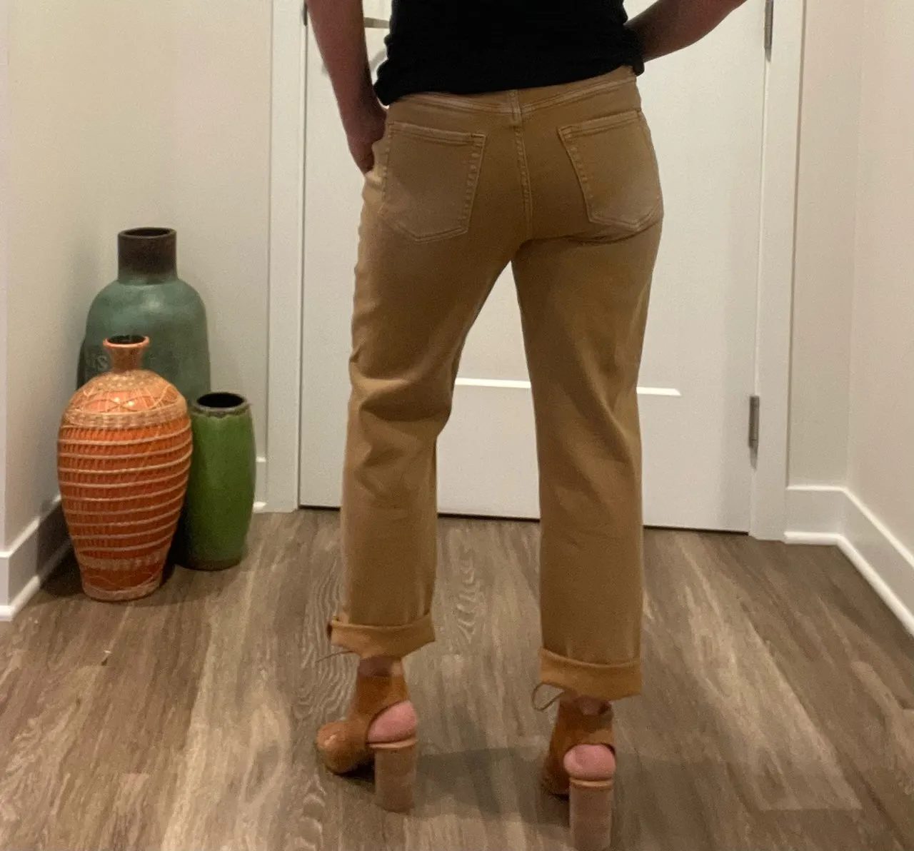High Rise Straight Leg Jean