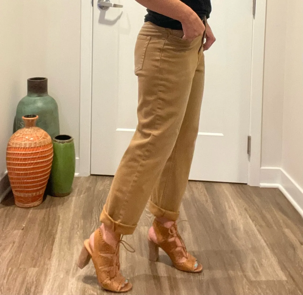 High Rise Straight Leg Jean