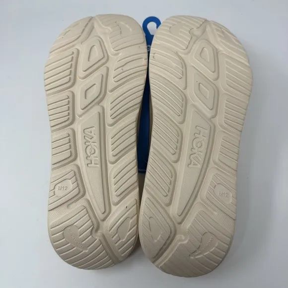 Hoka Ora Recovery 3 Slide Mens 12 Tan Beige Slip On Sandal Comfort Vanilla NEW