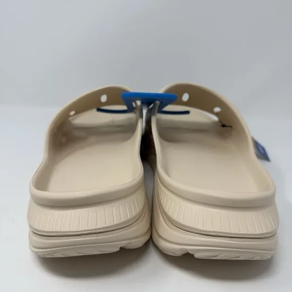 Hoka Ora Recovery 3 Slide Mens 12 Tan Beige Slip On Sandal Comfort Vanilla NEW