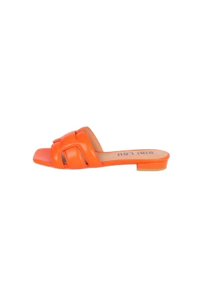 HOLLY FLAT SANDALS - RED
