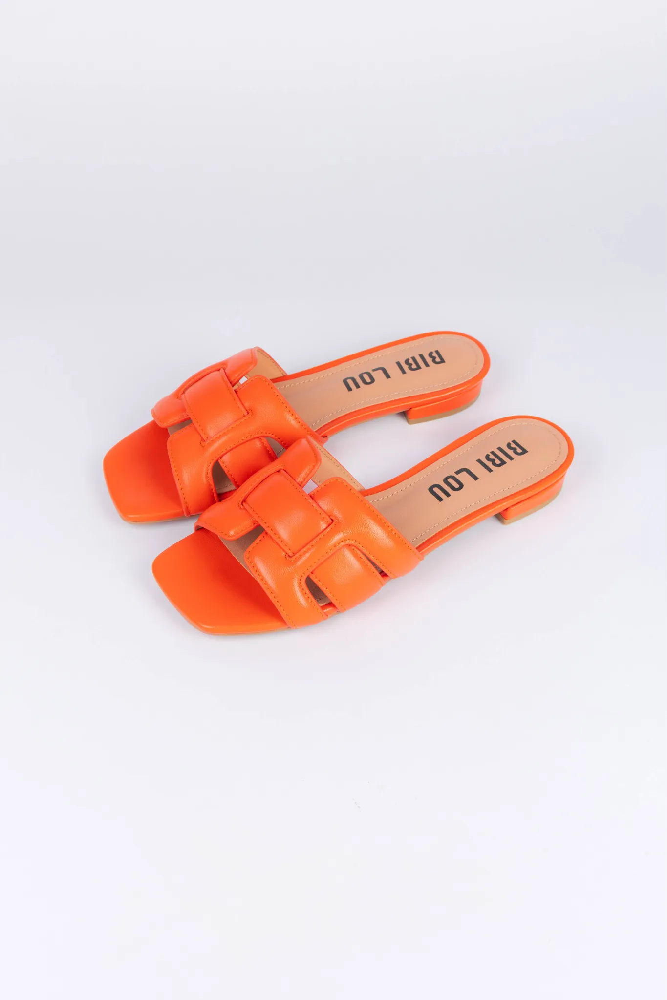 HOLLY FLAT SANDALS - RED