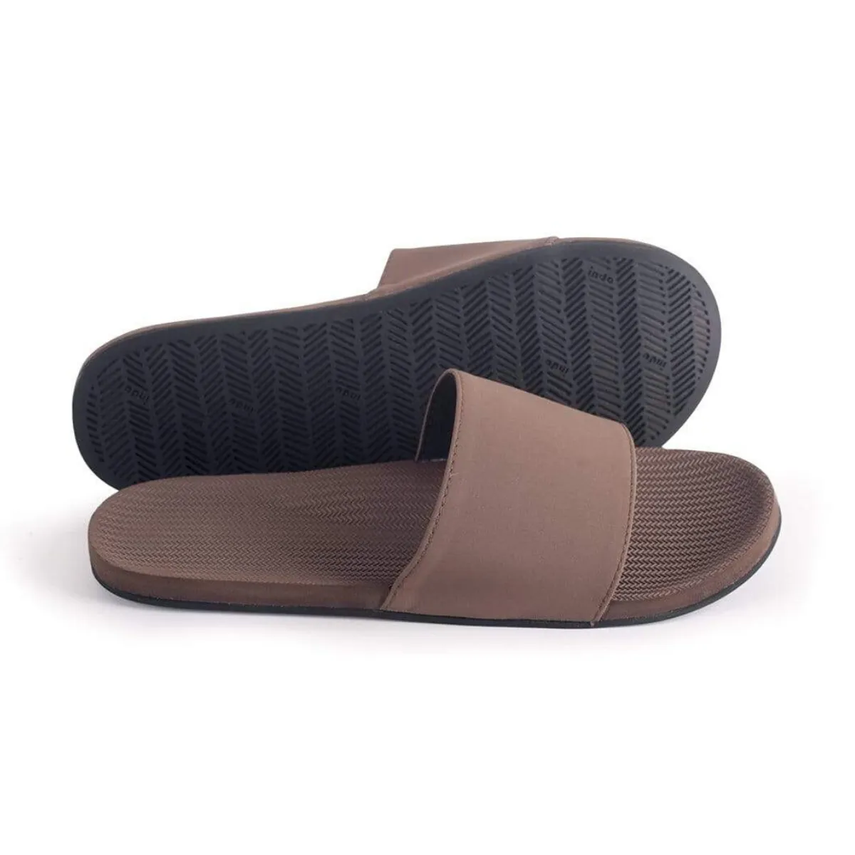 INDOSOLE ESSNTLS WOMENS SLIDE SANDALS - SOIL