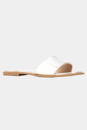 Janice Denim Slide Sandals