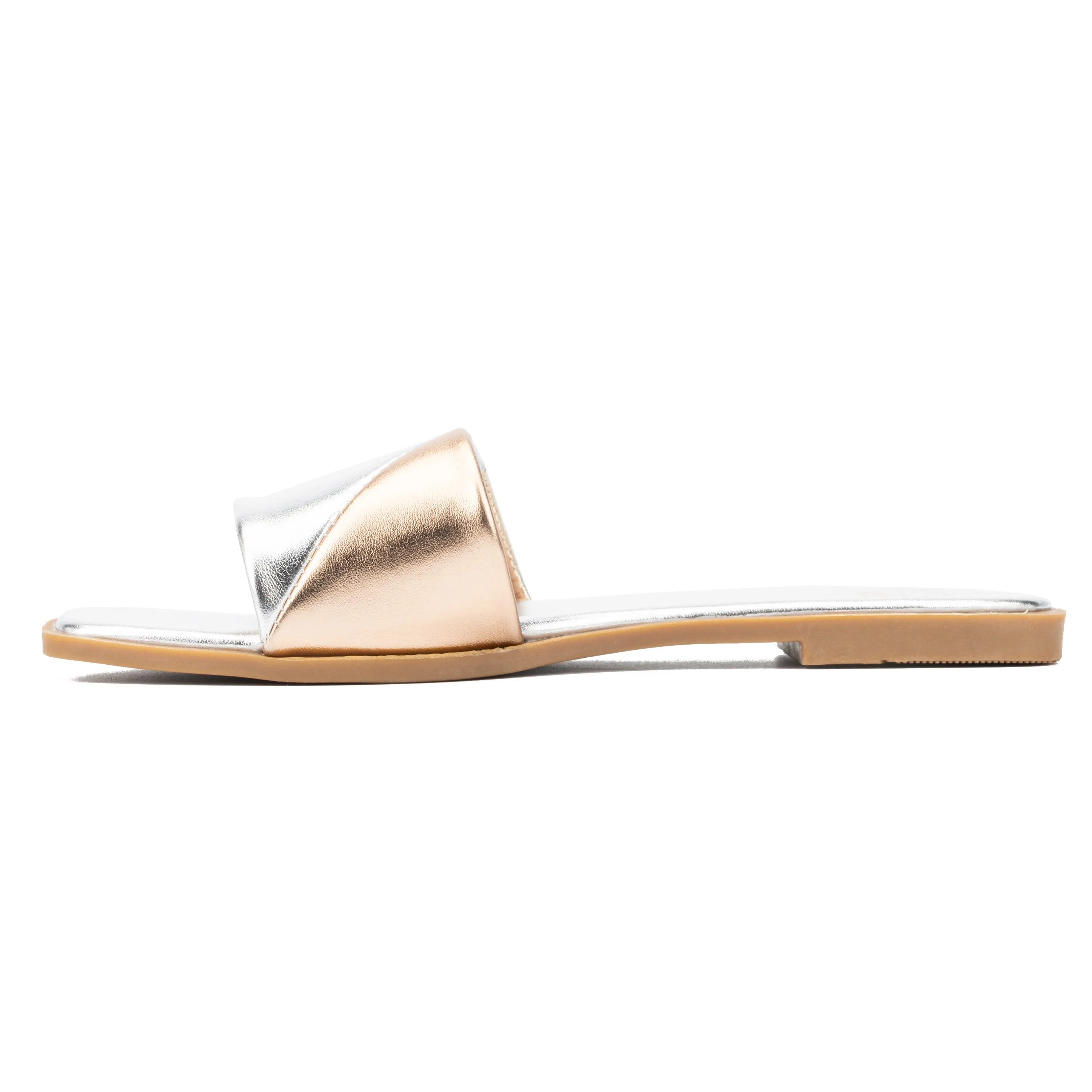 Janice Denim Slide Sandals
