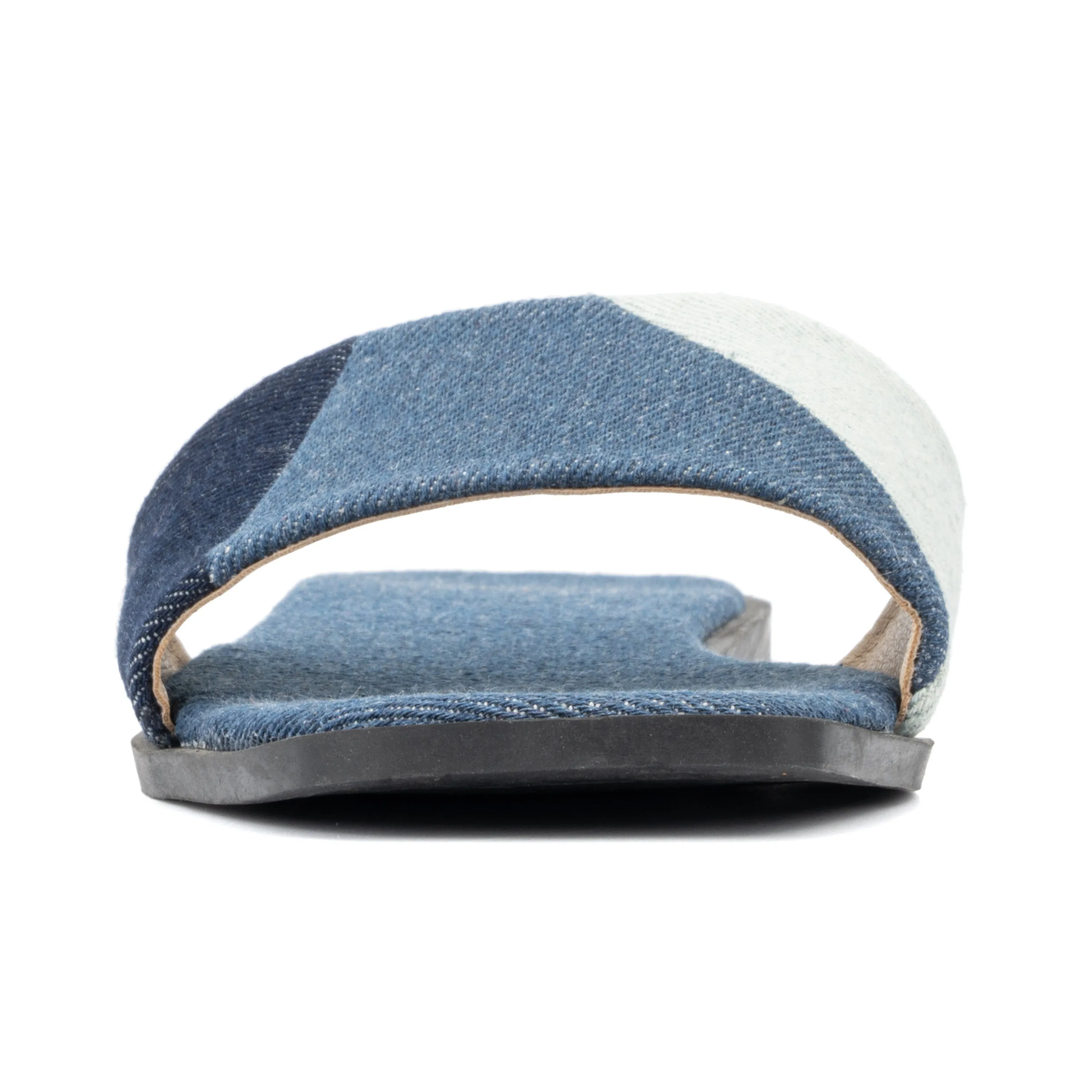 Janice Denim Slide Sandals