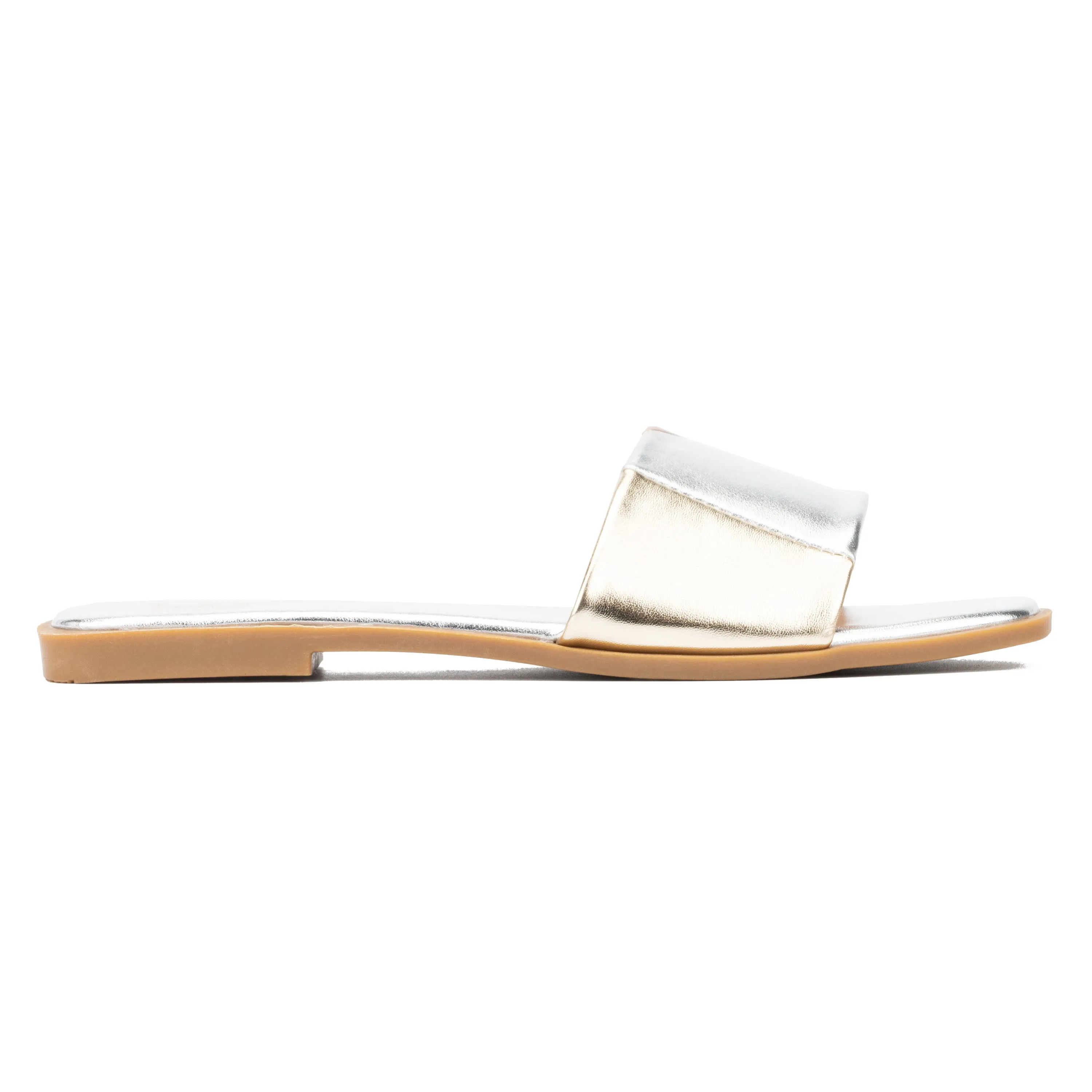 Janice Denim Slide Sandals