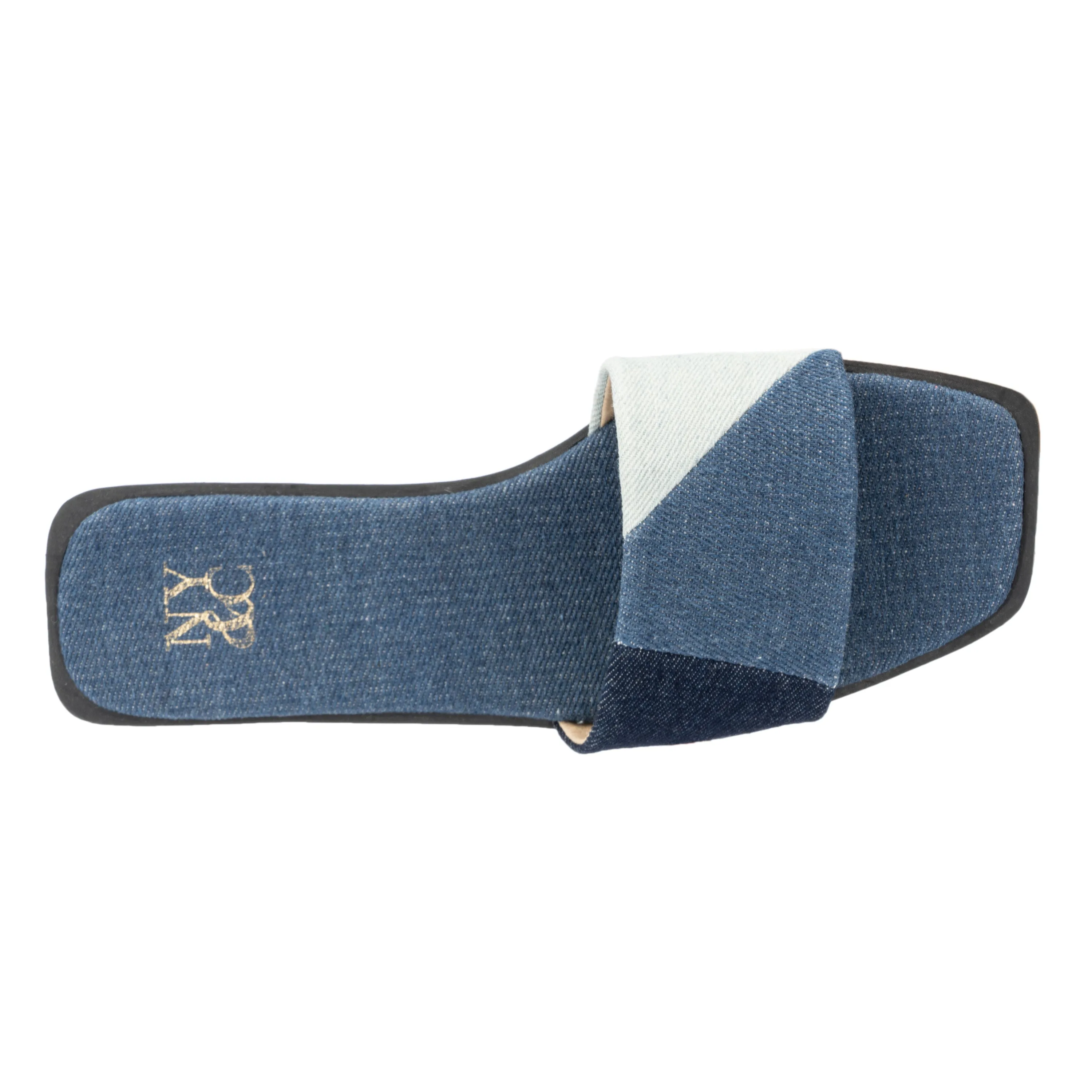 Janice Denim Slide Sandals