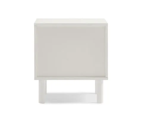 Kailua Rattan Bedside Table in White