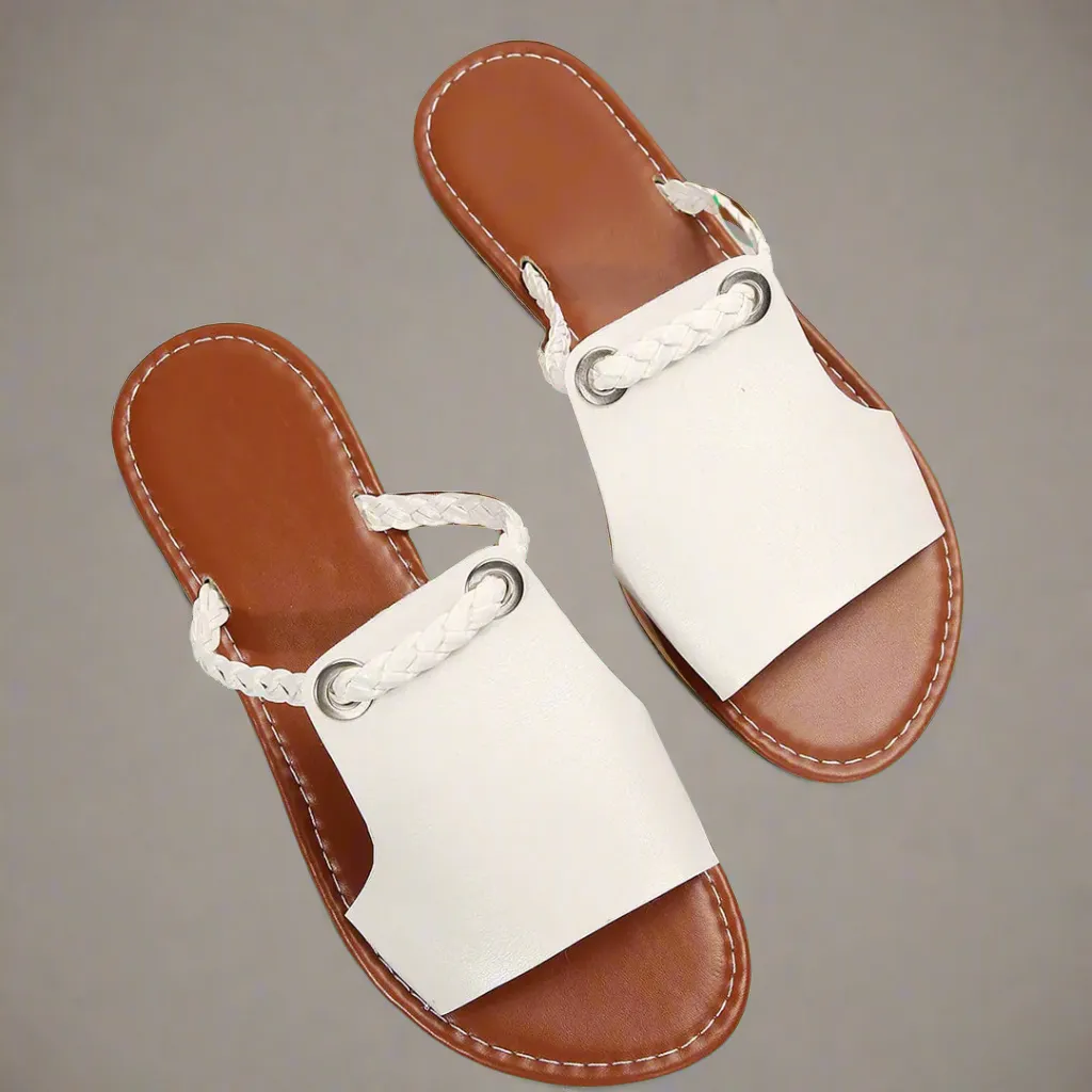 Katelina | Handmade flat sandals made from premium material