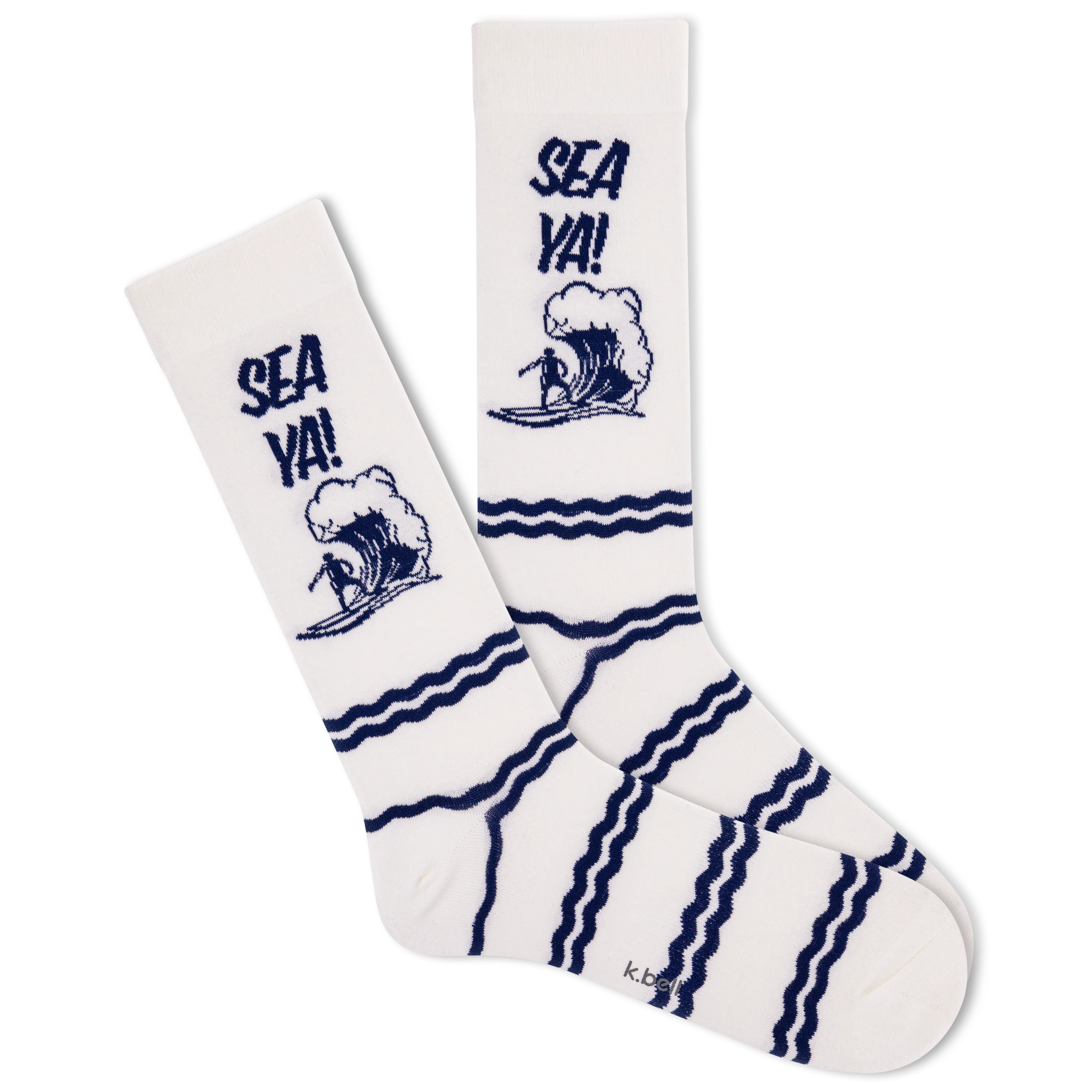 K.Bell Men's Sea Ya Crew Sock