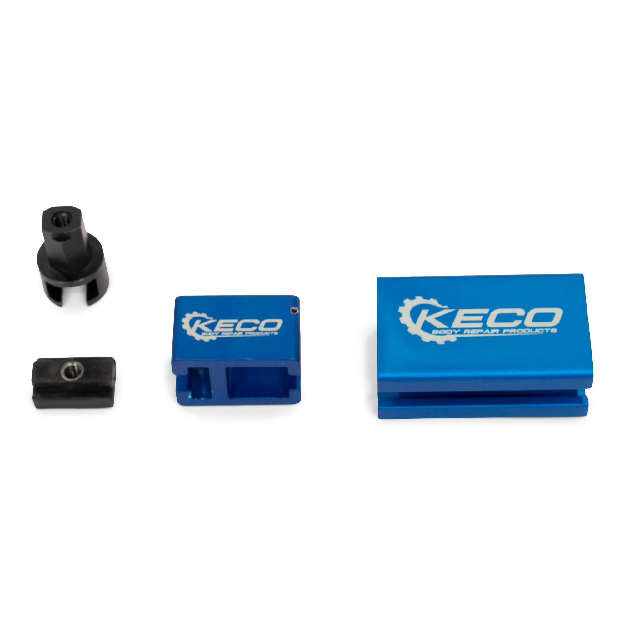 KECO 1 Pound White Aluminum Slide Hammer with 2 Adapters