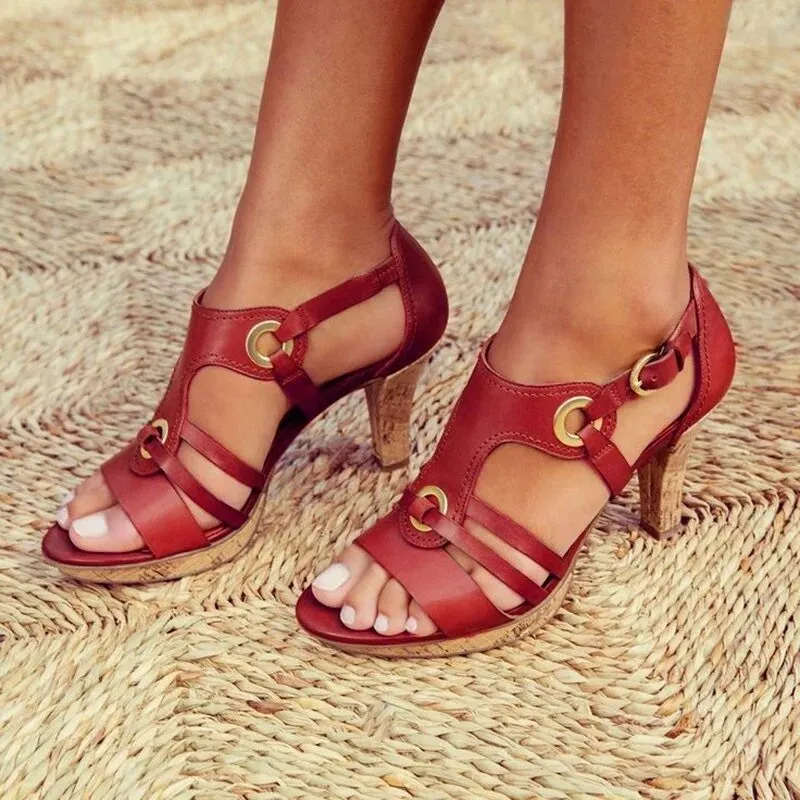 Keith™ | Comfortable sandals with heel