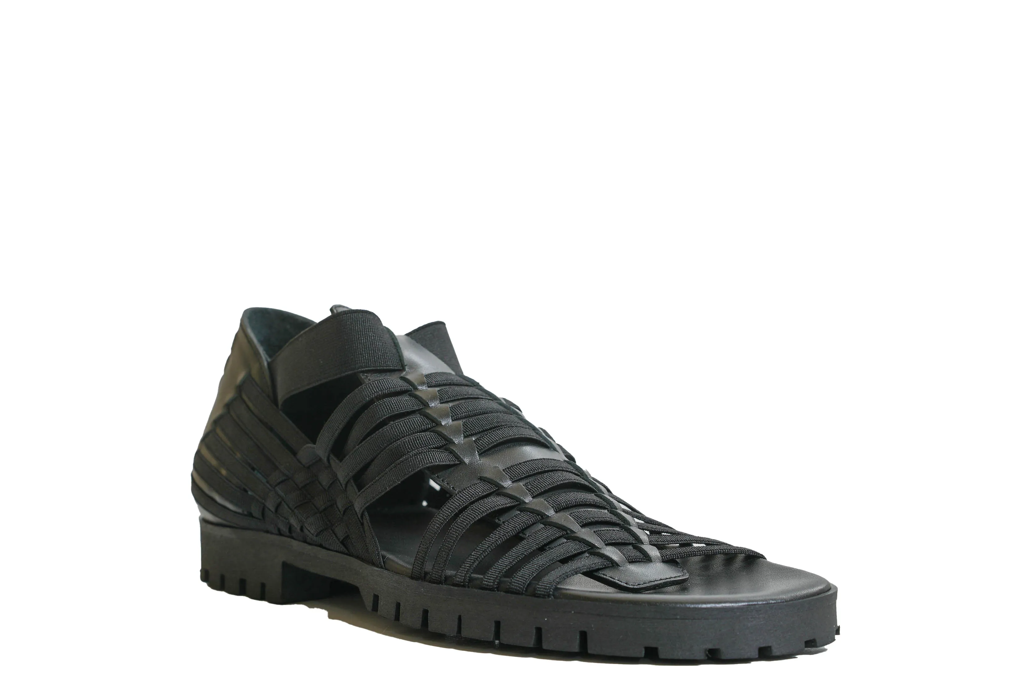 Kenzo Black Flat Greek Sandal K52 40% OFF