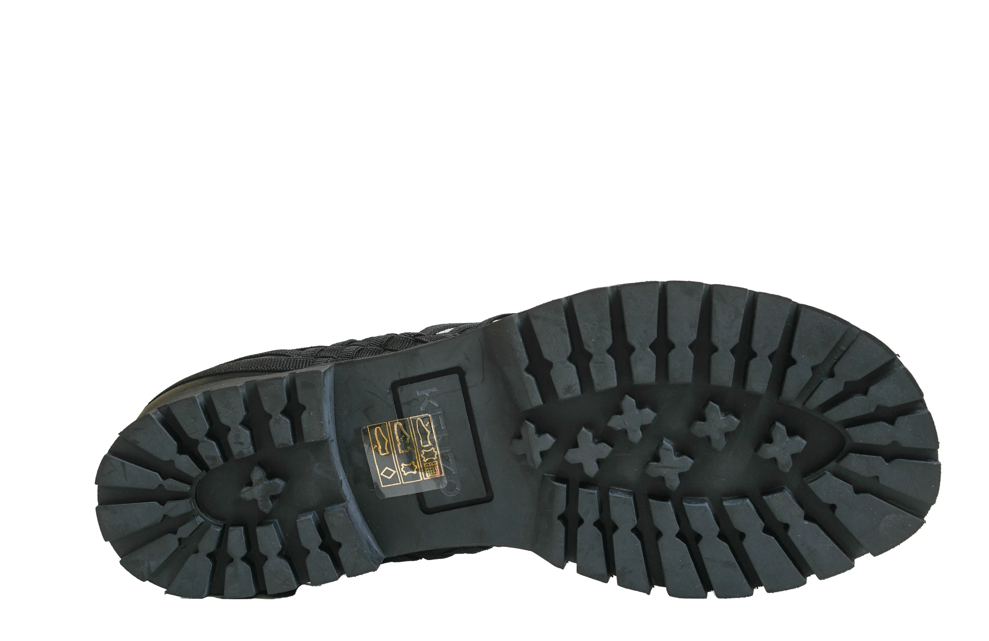 Kenzo Black Flat Greek Sandal K52 40% OFF