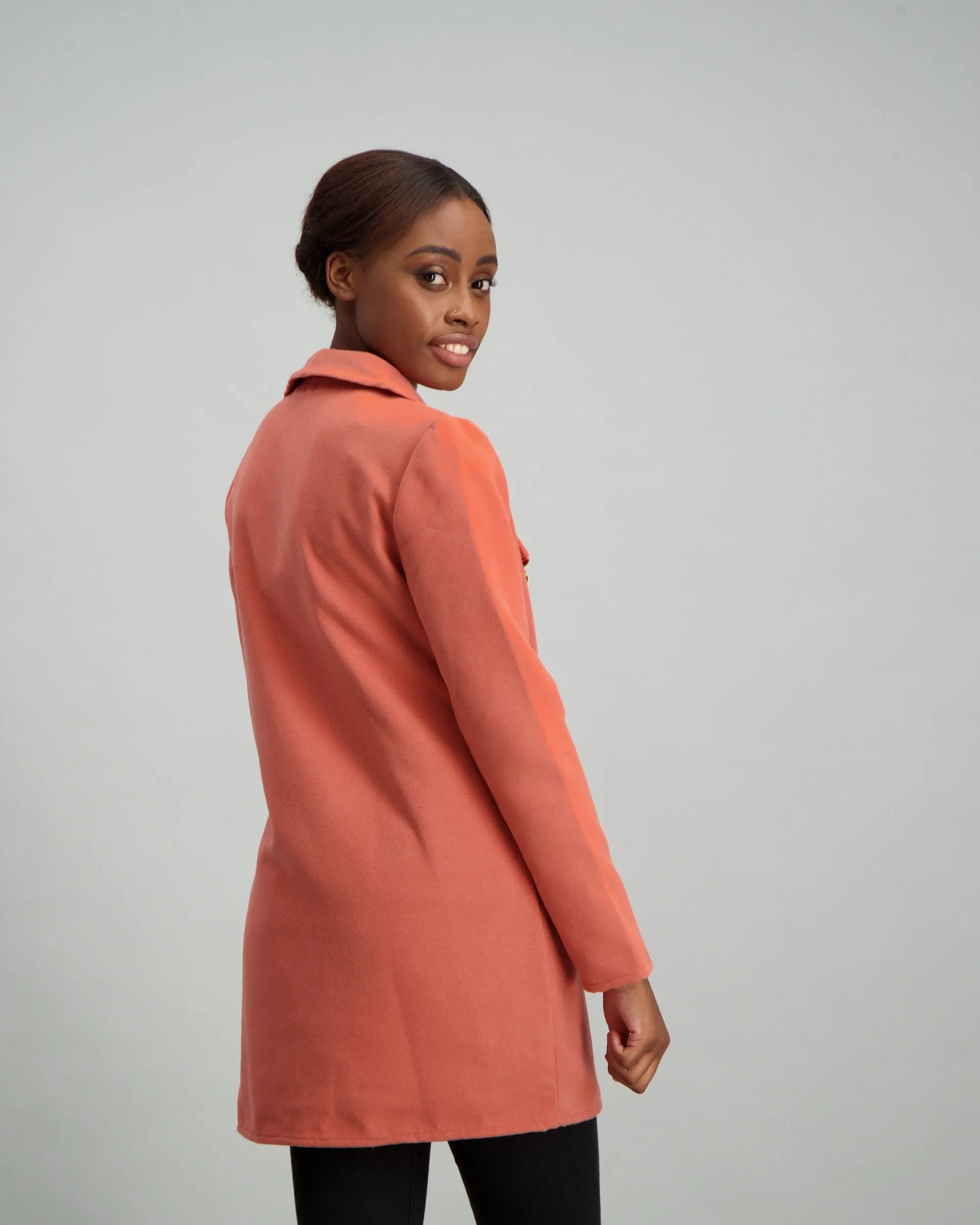 Ladies Zip Front Jacket - Rose