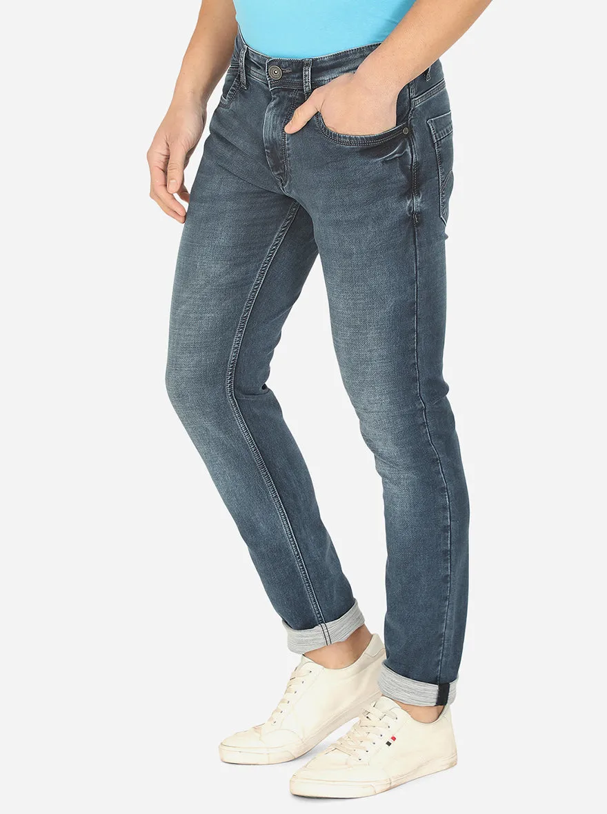 Light Blue Washed Slim Fit Jeans | JadeBlue