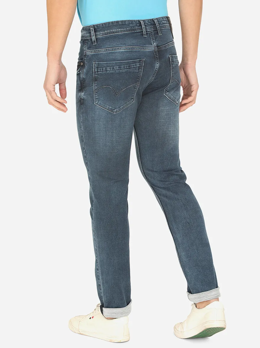 Light Blue Washed Slim Fit Jeans | JadeBlue