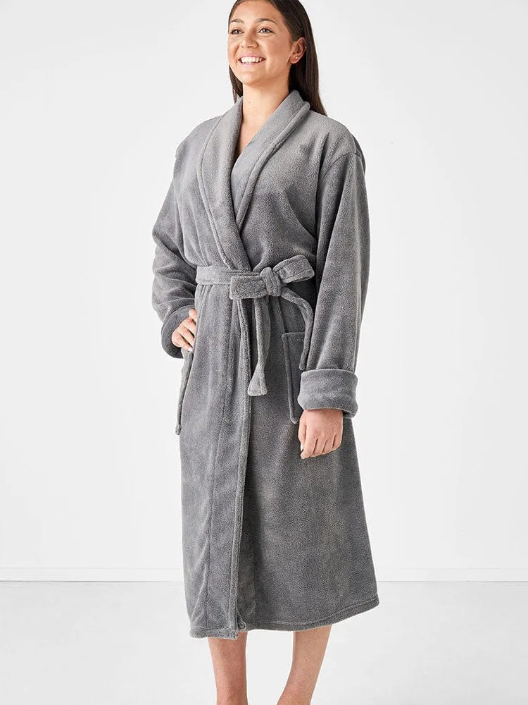 Linen House Bathrobe Castle Rock Microfibre