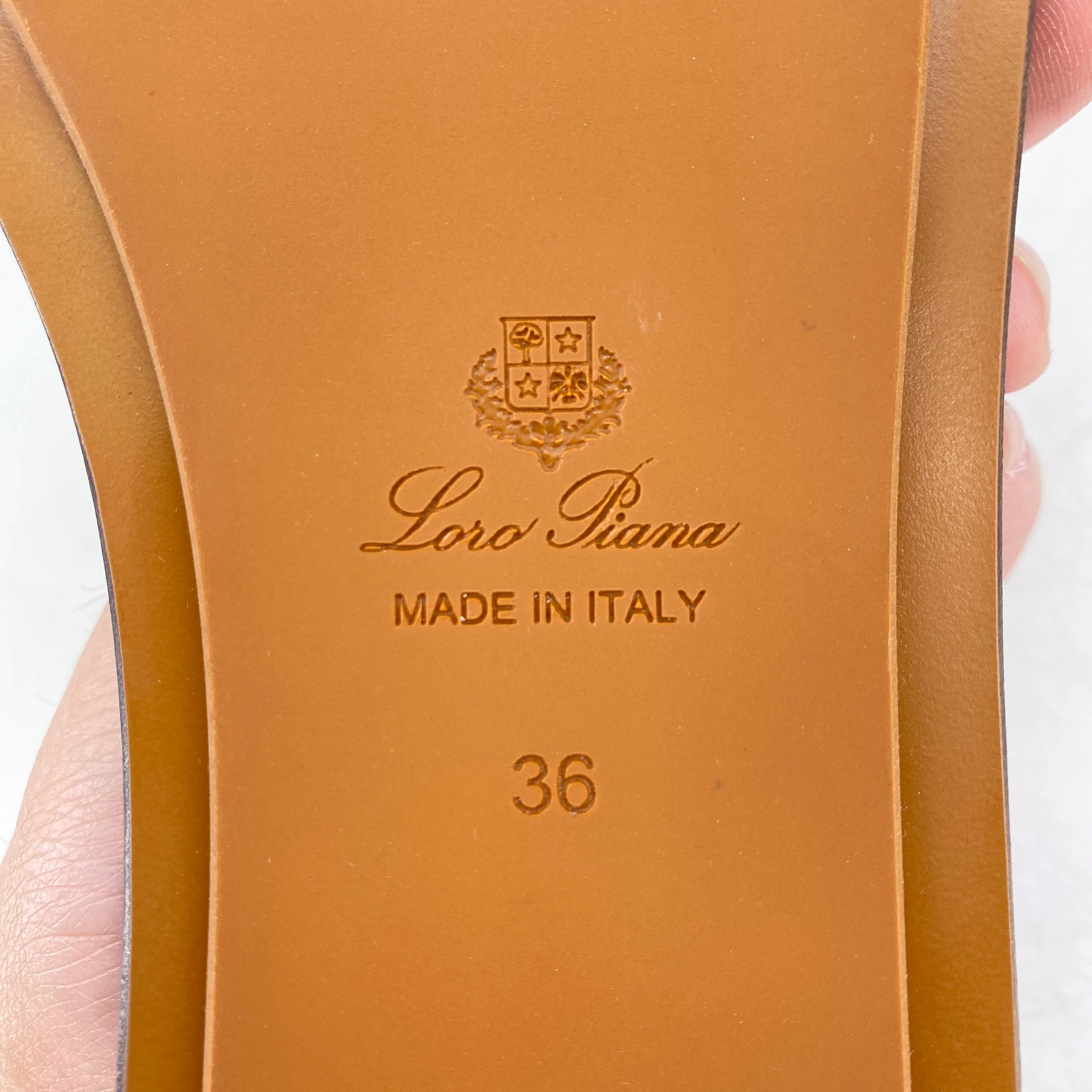Loro Piana Slide "Tassels Charms"  New Size 36W