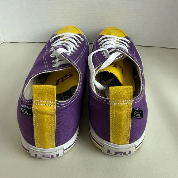 LSU Purple and Yellow Sneakers